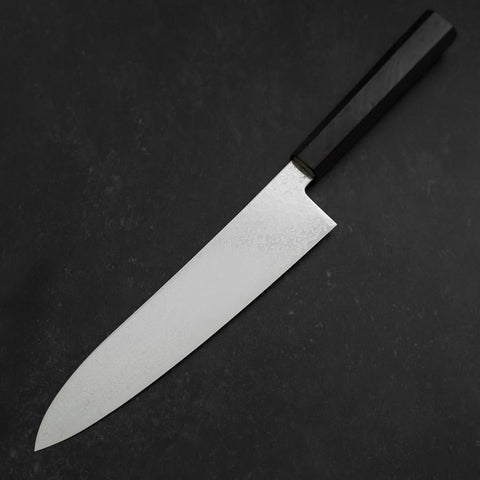 Gyuto SG-2 Nickel Damascus Ebony Handle 210mm-[Musashi]-[Japanese-Kitchen-Knives]