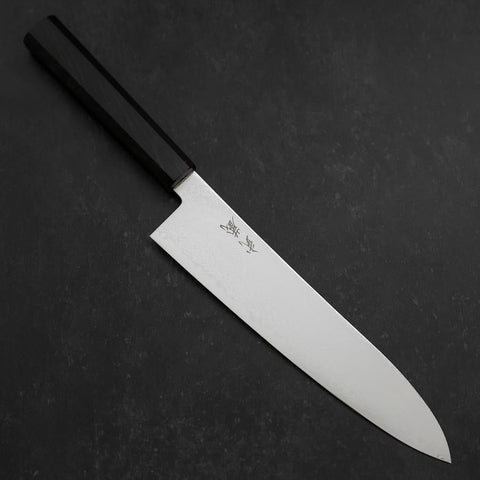 Gyuto SG-2 Nickel Damascus Ebony Handle 210mm-[Musashi]-[Japanese-Kitchen-Knives]