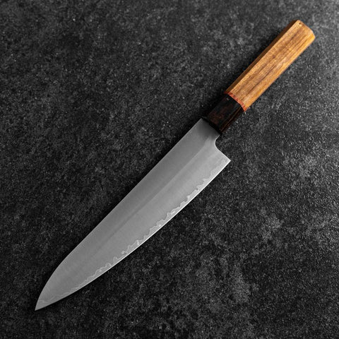 Gyuto SG-2 Polished Ovangkol Handle 210mm (8.3”)-[Musashi]-[Japanese-Kitchen-Knives]