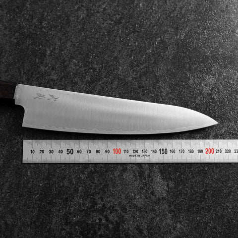 Gyuto SG-2 Polished Ovangkol Handle 210mm (8.3”)-[Musashi]-[Japanese-Kitchen-Knives]