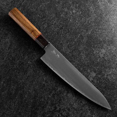 Gyuto SG-2 Polished Ovangkol Handle 210mm (8.3”)-[Musashi]-[Japanese-Kitchen-Knives]