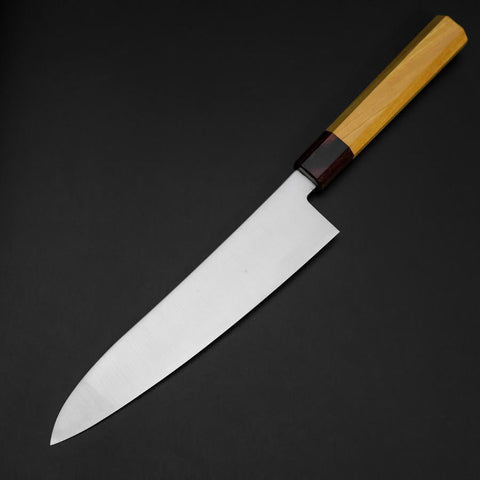Gyuto SG-2 Polished Zelkova Handle 210mm-[Musashi]-[Japanese-Kitchen-Knives]