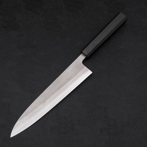 Gyuto SKD11 Nashiji Ebony Handle 210mm-[Musashi]-[Japanese-Kitchen-Knives]