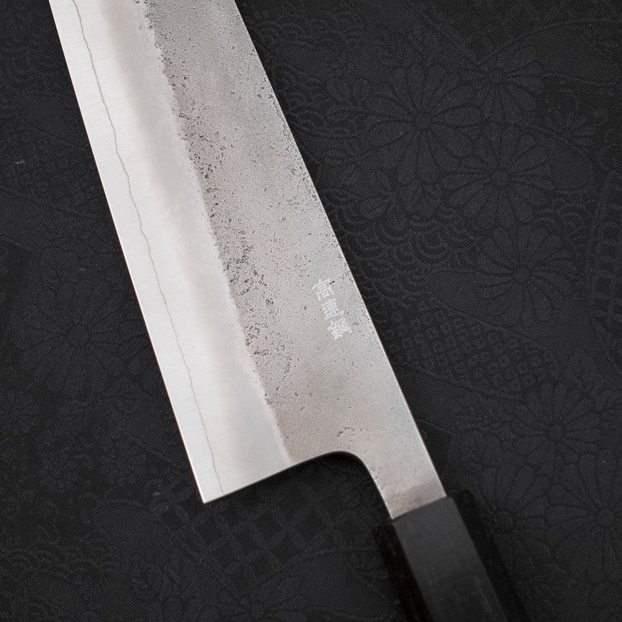 Gyuto SKD11 Nashiji Ebony Handle 210mm-[Musashi]-[Japanese-Kitchen-Knives]