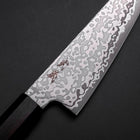Gyuto SLD Black Damascus Ebony Handle 150mm-[Musashi]-[Japanese-Kitchen-Knives]