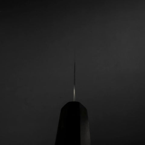 Gyuto SLD Black Damascus Ebony Handle 150mm-[Musashi]-[Japanese-Kitchen-Knives]