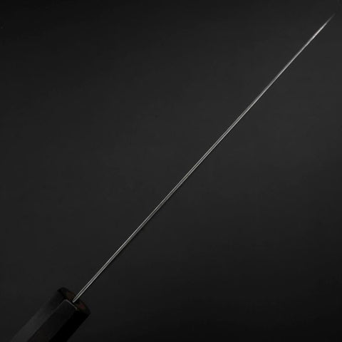 Gyuto SLD Black Damascus Ebony Handle 150mm-[Musashi]-[Japanese-Kitchen-Knives]