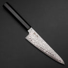 Gyuto SLD Black Damascus Ebony Handle 150mm-[Musashi]-[Japanese-Kitchen-Knives]