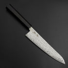 Gyuto SLD Black Damascus Ebony Handle 195mm-[Musashi]-[Japanese-Kitchen-Knives]