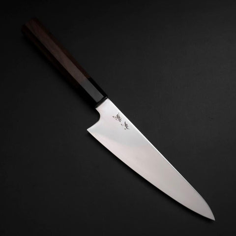 Gyuto SLD Mirror Buffalo Walnut Handle 150mm (5.9”)-[Musashi]-[Japanese-Kitchen-Knives]
