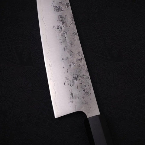 Gyuto SLD Nashiji Washi Buffalo Ebony Handle 210mm-[Musashi]-[Japanese-Kitchen-Knives]