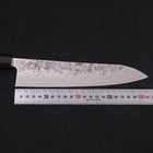 Gyuto SLD Nashiji Washi Buffalo Ebony Handle 210mm-[Musashi]-[Japanese-Kitchen-Knives]