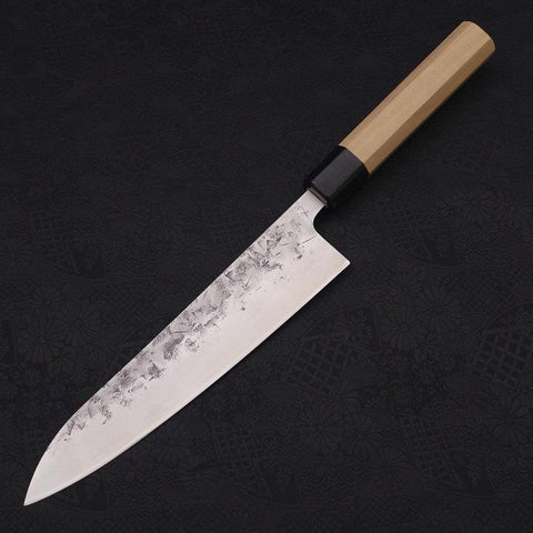 Gyuto SLD Nashiji Washi Mango de Magnolia con Cuerno de Búfalo 210 mm