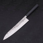 Gyuto SLD Nashiji Washi Dark Blue Urushi Handle 240mm-[Musashi]-[Japanese-Kitchen-Knives]
