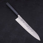 Gyuto SLD Nashiji Washi Dark Blue Urushi Handle 240mm-[Musashi]-[Japanese-Kitchen-Knives]