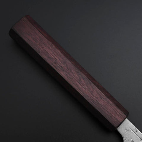 Gyuto SLD Nashiji Washi Purple Urushi Handle 210mm-[Musashi]-[Japanese-Kitchen-Knives]
