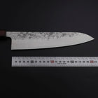 Gyuto SLD Nashiji Washi Purple Urushi Handle 210mm-[Musashi]-[Japanese-Kitchen-Knives]