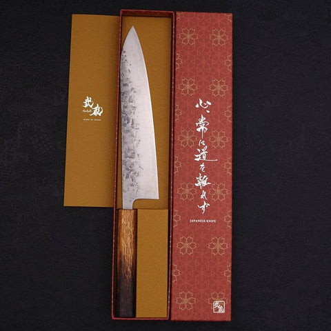 Gyuto SLD Nashiji Washi Mango Yaki Urushi 240mm