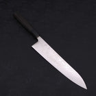 Gyuto SLD Wave Nickel Damascus Buffalo Ebony Handle 240mm (9.4”)-[Musashi]-[Japanese-Kitchen-Knives]