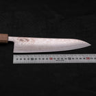 Gyuto SLD Wave Nickel Damascus White Urushi Handle 210mm (8.3”)-[Musashi]-[Japanese-Kitchen-Knives]