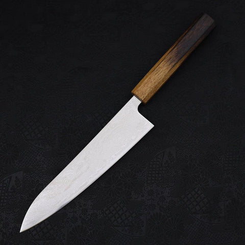 Gyuto SLD Damasco Níquel Ondulado Mango Yaki Urushi 210 mm