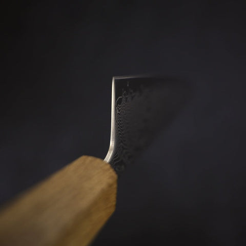 Gyuto SLD Damasco Níquel Ondulado Mango Yaki Urushi 210 mm