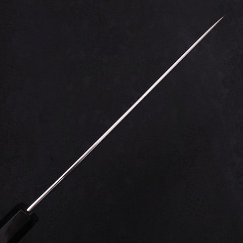 Gyuto Silver Steel #3 Damasco Mango de Ébano con Cuerno de Búfalo 240mm