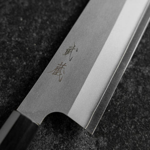 Gyuto Silver Steel #3 Kasumi Mango de Búfalo Nogal 210mm