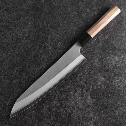 Gyuto Silver Steel #3 Kasumi Buffalo Walnut Handle 240mm (9.4”)