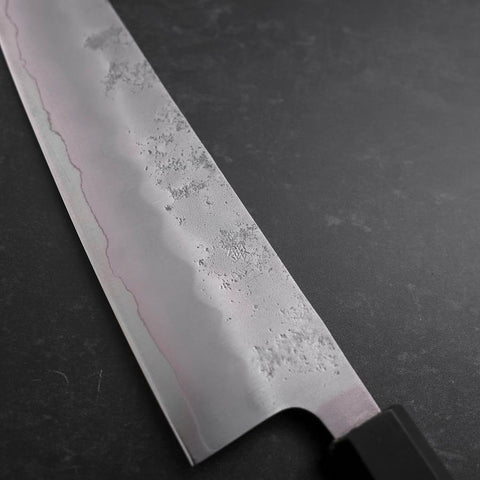 Gyuto Silver Steel #3 Nashiji Buffalo Walnut Handle 210mm (8.3”)
