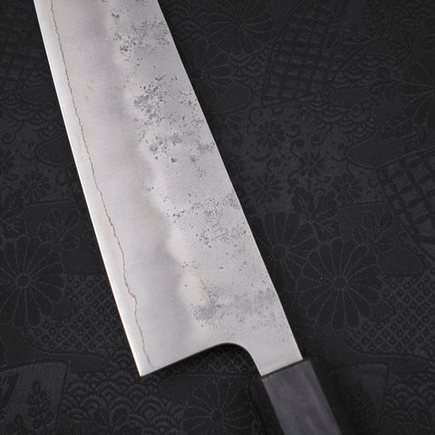 Gyuto Silver Steel #3 Nashiji Mango Urushi Azul Oscuro 210mm
