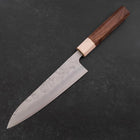 Gyuto Silver Steel #3 Nashiji Maple Walnut Handle 180mm-[Musashi]-[Japanese-Kitchen-Knives]