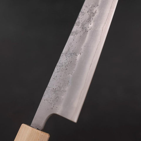 Gyuto Silver Steel #3 Nashiji Maple Walnut Handle 180mm-[Musashi]-[Japanese-Kitchen-Knives]