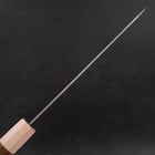Gyuto Silver Steel #3 Nashiji Maple Walnut Handle 180mm-[Musashi]-[Japanese-Kitchen-Knives]