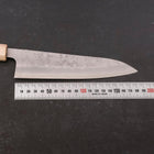 Gyuto Silver Steel #3 Nashiji Maple Walnut Handle 180mm-[Musashi]-[Japanese-Kitchen-Knives]