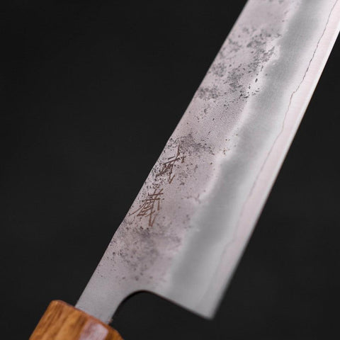 Gyuto Silver Steel #3 Nashiji Mango de Roble 180mm