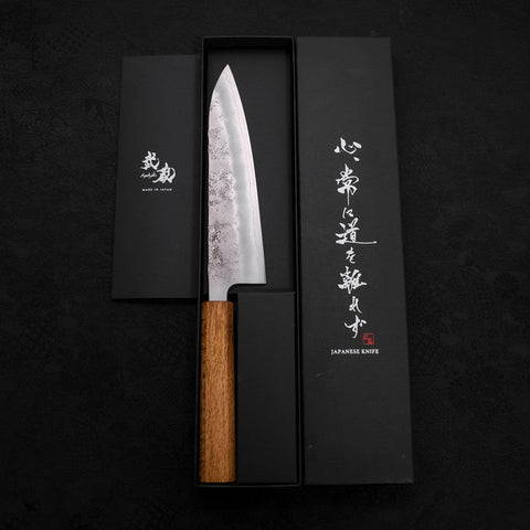 Gyuto Silver Steel #3 Nashiji Mango de Roble 180mm