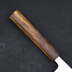 Gyuto Silver Steel #3 Nashiji Sumi Urushi Handle 210mm-[Musashi]-[Japanese-Kitchen-Knives]