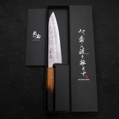 Gyuto Silver Steel #3 Nashiji Mango Yaki Urushi 180mm