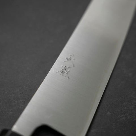 Gyuto Silver Steel #3 Polished Buffalo Magnolia Handle 210mm (8.3”)