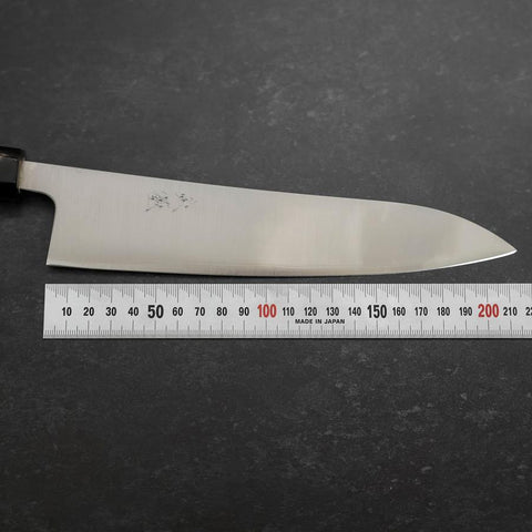 Gyuto Silver Steel #3 Polished Buffalo Magnolia Handle 210mm (8.3”)