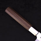 Gyuto Silver Steel #3 Walnut Handle 180mm-[Musashi]-[Japanese-Kitchen-Knives]