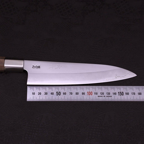 Gyuto Silver Steel #3 Walnut Handle 180mm-[Musashi]-[Japanese-Kitchen-Knives]