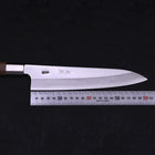 Gyuto Silver Steel #3 Walnut Handle 210mm-[Musashi]-[Japanese-Kitchen-Knives]