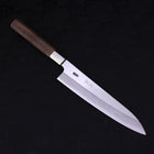 Gyuto Silver Steel #3 Walnut Handle 210mm-[Musashi]-[Japanese-Kitchen-Knives]