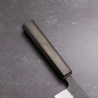 Gyuto Stainless Clad Blue Super Kurouchi Nashiji Green Urushi Handle 240mm-[Musashi]-[Japanese-Kitchen-Knives]