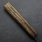 Gyuto Stainless Clad Blue Super Kurouchi Nashiji Sumi Urushi Handle 240mm-[Musashi]-[Japanese-Kitchen-Knives]