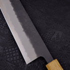 Gyuto Stainless Clad Blue Super Kurouchi Nashiji Yaki Urushi Handle 240mm-[Musashi]-[Japanese-Kitchen-Knives]
