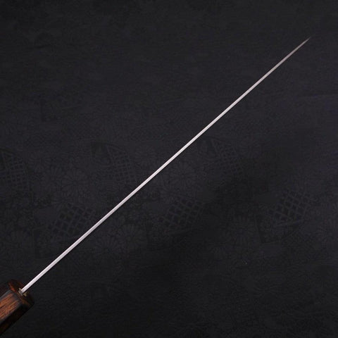 Gyuto Stainless Clad Blue Super Polished Sumi Urushi Handle 240mm-[Musashi]-[Japanese-Kitchen-Knives]