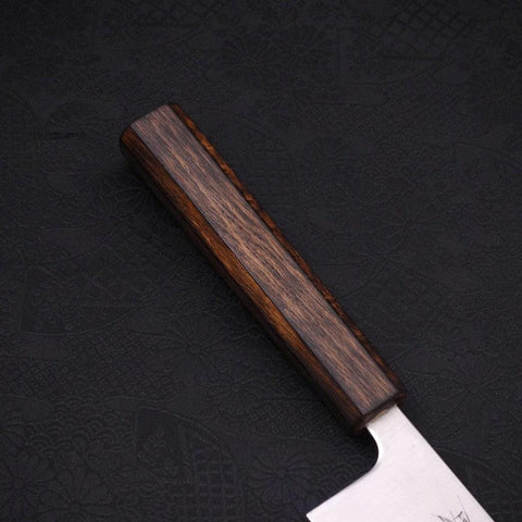 Gyuto Stainless Clad Blue Super Polished Sumi Urushi Handle 240mm-[Musashi]-[Japanese-Kitchen-Knives]